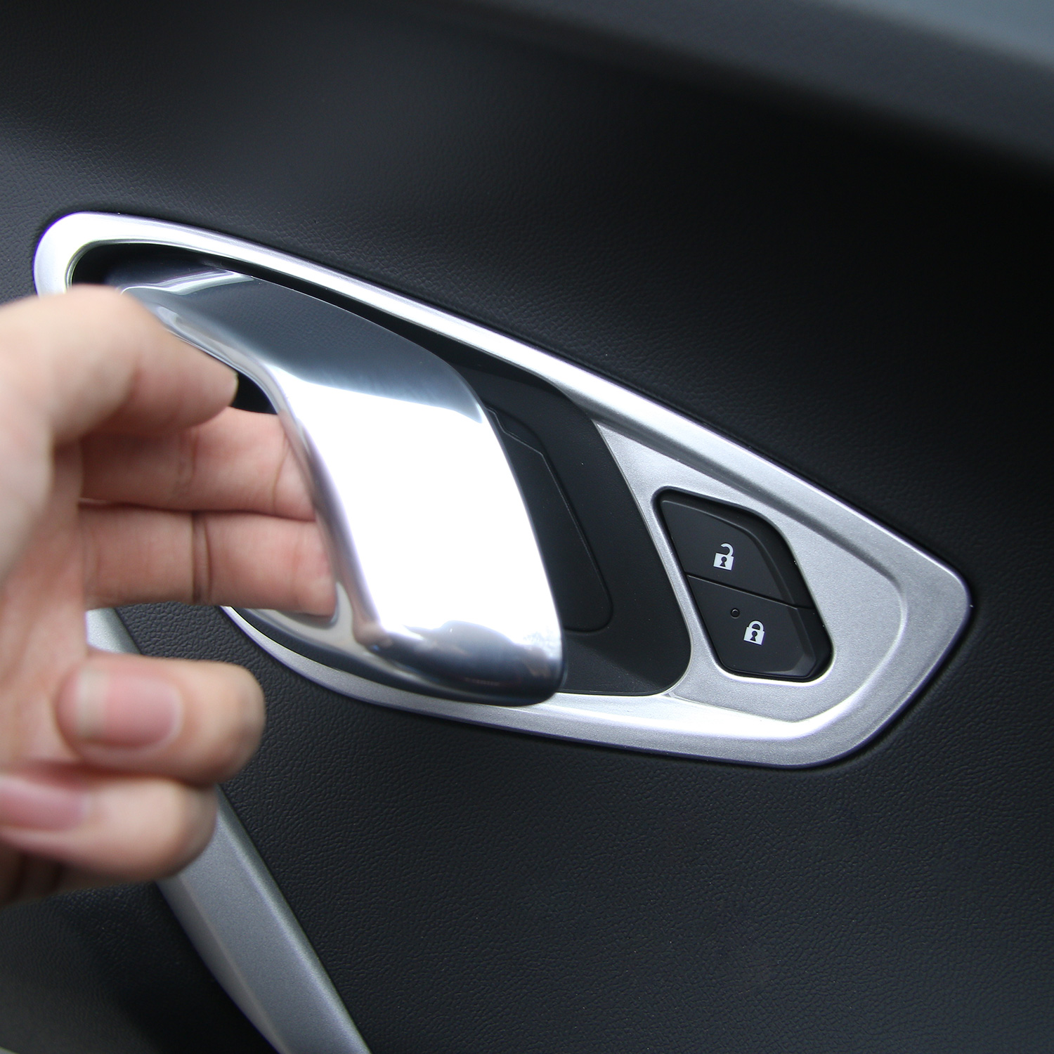 ABS Car Interior Door Lock Handle Decoration Frame For Chevrolet Camaro UP Auto Interior Accessories