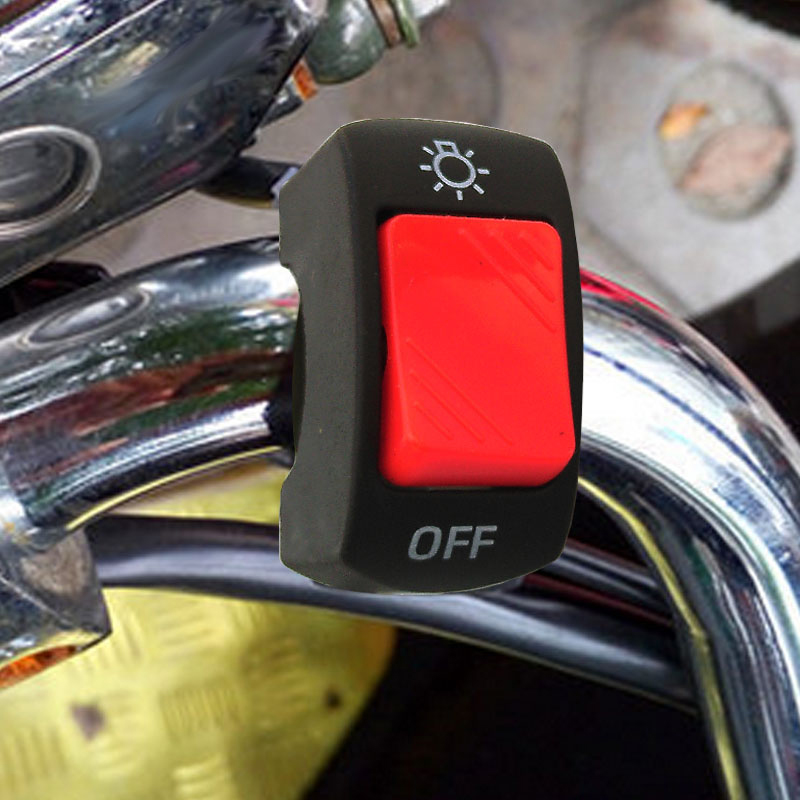 Universal Motorcycle Handlebar Switch 22mm Inner Diameter ON/OFF Button Fog Light Switchs