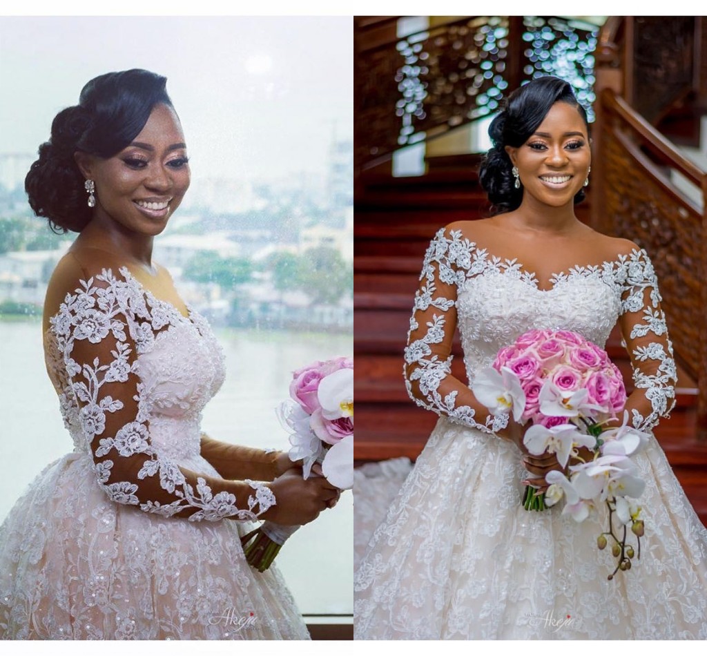2020 Sexy African A Line Wedding Dresses Scoop Neck Illusion Full Lace Pearls Beaded Long Sleeves Chapel Train Ball Gown Formal Bridal Gowns, White
2020 Sexy African A Line Wedding Dresses Scoop Neck Illusion Full Lace Pearls Beaded Long Sleeves Chapel Train Ball Gown Formal Bridal Gowns, White