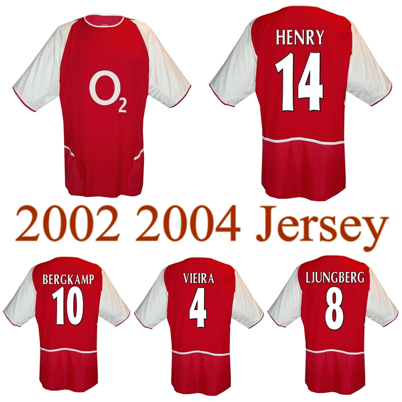 2002 2004 Vieira Henry Bergkamp Ljungberg retro soccer jersey 02 03 04 Pires COLE WILTORD GILBERTO vintage classic football shirt, 2002 2004 jersey without patch 
2002 2004 Vieira Henry Bergkamp Ljungberg retro soccer jersey 02 03 04 Pires COLE WILTORD GILBERTO vintage classic football shirt, 2002 2004 jersey without patch
