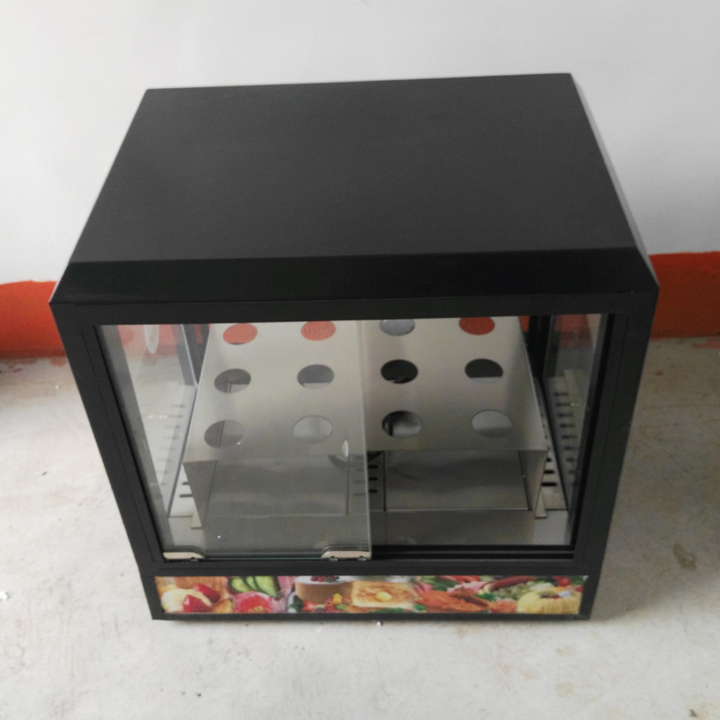 Commercial Pizza cone Warmer Insulation Cabinet Display Cabinet Heating Cabinet Pizza Showcase Hot Dishes Display case