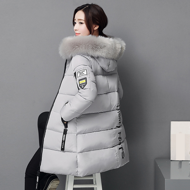 Thick women parkas cotton hooded long winter jacket women clothes warm coat ladies outwear casaco feminino