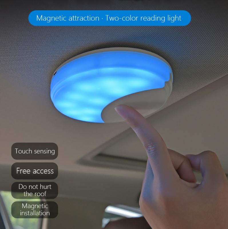 CARCTR Universal USB Car Roof Lights Interior Trunk Lamps Reading Light White/blue Styling Led Rechargeable Car Night Light
CARCTR Universal USB Car Roof Lights Interior Trunk Lamps Reading Light White/blue Styling Led Rechargeable Car Night Light