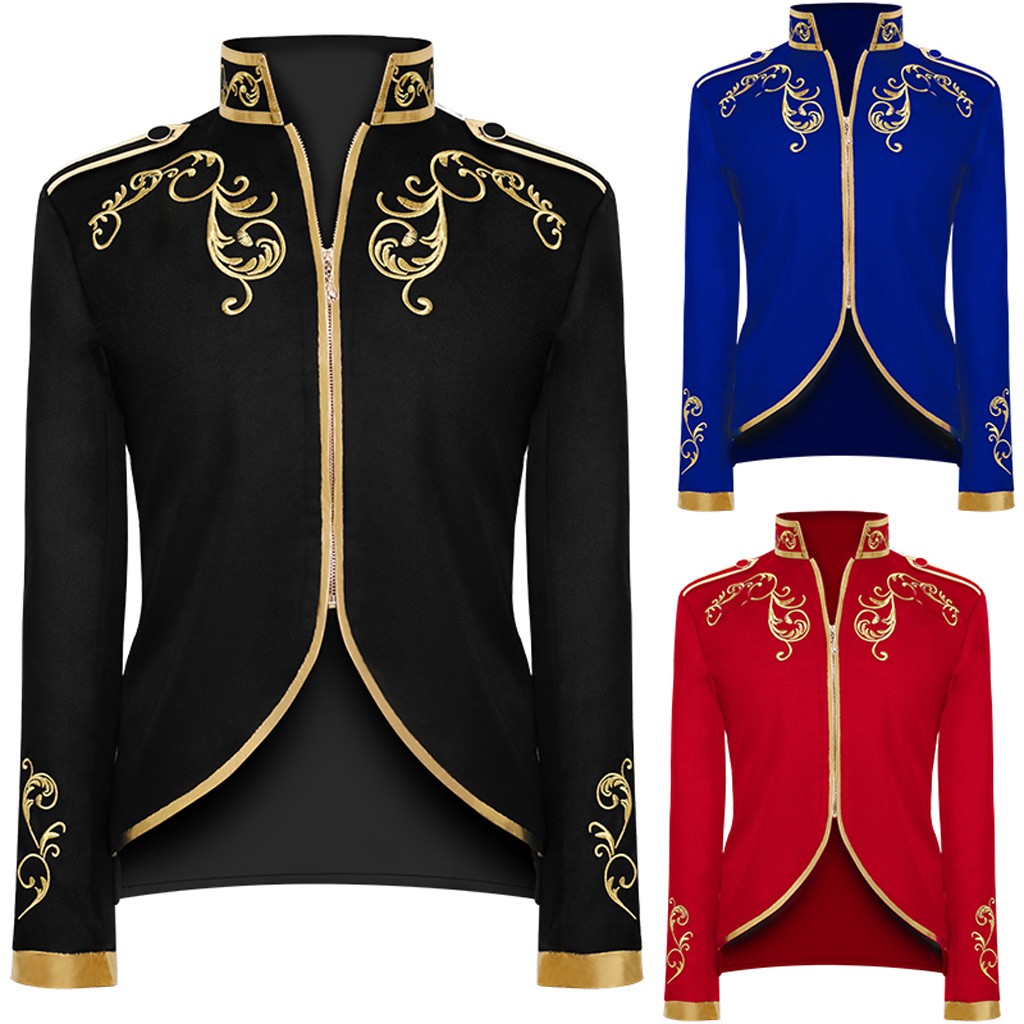 Men' Jackets Gentlemen Coat Fashion Steampunk Vintage Tailcoat Jacket Gothic Victorian Frock Uniform Costume Drop 12, Rd
Men' Jackets Gentlemen Coat Fashion Steampunk Vintage Tailcoat Jacket Gothic Victorian Frock Uniform Costume Drop 12, Rd