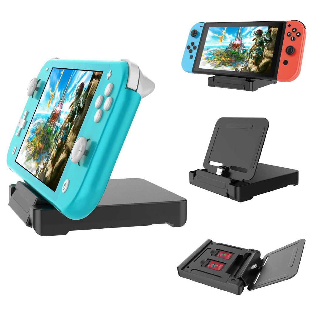 Charging Dock for Nintendo Switch Lite & Nintendo Switch, Switch Lite Charger Stand Dock Station with 2 Game Card Slots
Charging Dock for Nintendo Switch Lite & Nintendo Switch, Switch Lite Charger Stand Dock Station with 2 Game Card Slots