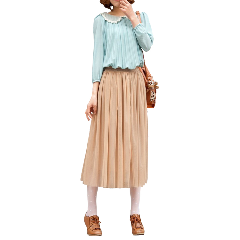 new half length skirt high waist A line big swing skirt mesh skirt Spring and summer Mid-Calf Mesh sweety lady, Black
new half length skirt high waist A line big swing skirt mesh skirt Spring and summer Mid-Calf Mesh sweety lady, Black