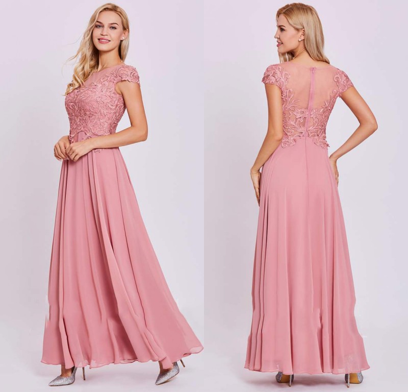 2020 Elegant A Line Evening Dresses Applique Chiffon Prom Dress Short Sleeves Floor Length Formal Dresses, Chocolate
2020 Elegant A Line Evening Dresses Applique Chiffon Prom Dress Short Sleeves Floor Length Formal Dresses, Chocolate