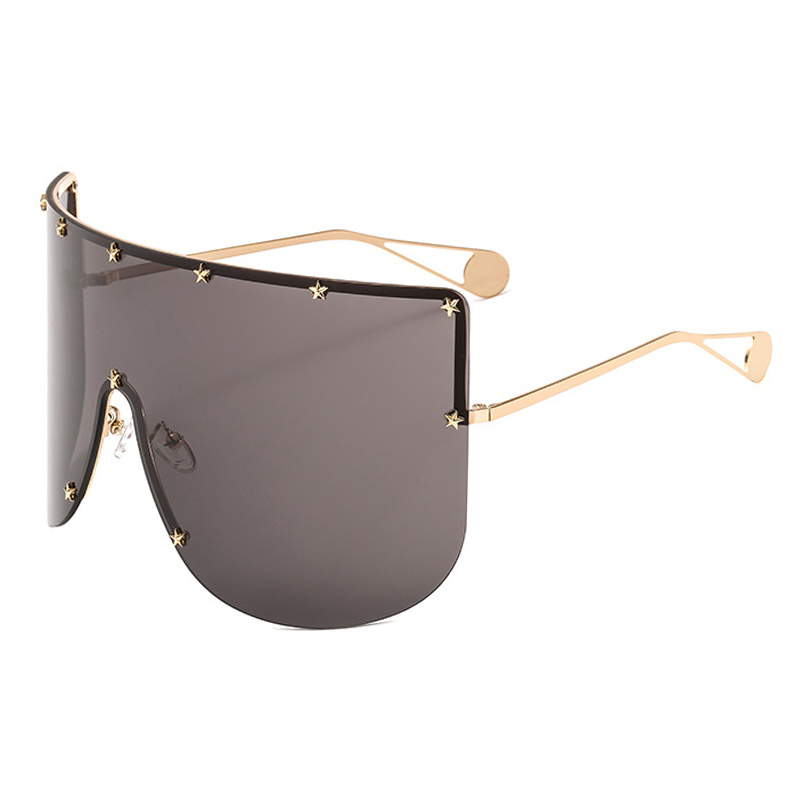 Vintage Fashion Oversized Shield Visor Mask Sunglasses Women Brand Designer Windproof Glasses One Peice Big Frame Goggles Sun GlassesY296
Vintage Fashion Oversized Shield Visor Mask Sunglasses Women Brand Designer Windproof Glasses One Peice Big Frame Goggles Sun GlassesY296