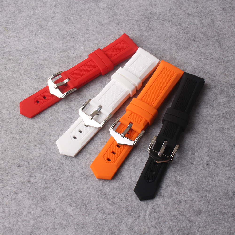 Watchband 12mm 14mm 16mm 18mm 19mm 20mm 22mm 24mm Black White Red Orange Blue Silicone Rubber Diver Watch Band Straps waterproof
Watchband 12mm 14mm 16mm 18mm 19mm 20mm 22mm 24mm Black White Red Orange Blue Silicone Rubber Diver Watch Band Straps waterproof