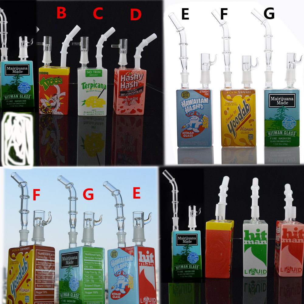 Hitman Glass Bongs Dab Juice Box Oil Rigs Water Bong Heady Pipe 14mm bowl Bubbler Water Pipes
Hitman Glass Bongs Dab Juice Box Oil Rigs Water Bong Heady Pipe 14mm bowl Bubbler Water Pipes