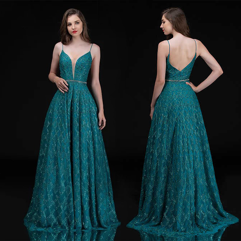 Green Elegant Nina Canacci A Line Prom Dress Spaghetti Sleeveless Backless Sequins Lace Applique Party Dress Sweep Train robes de soirée, Dark red
Green Elegant Nina Canacci A Line Prom Dress Spaghetti Sleeveless Backless Sequins Lace Applique Party Dress Sweep Train robes de soirée, Dark red