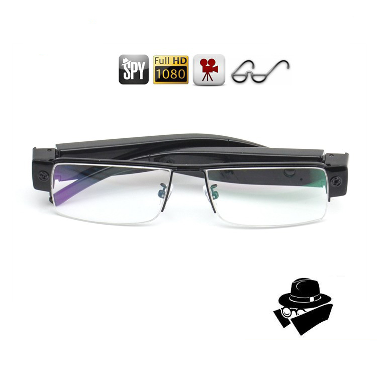 Full HD mini camera glasses 1080P glasses dvr portable eyewear video recorder eyewear camera support up to 32GB black in box