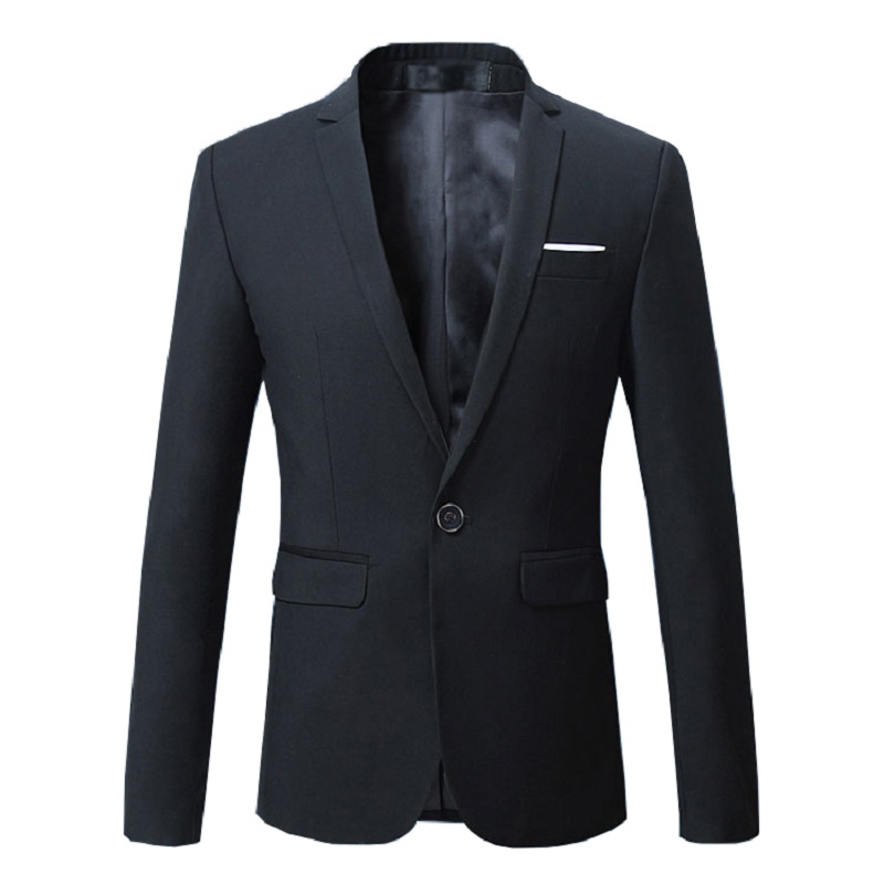 Formal Suit Jacket Male Stylish Men's Casual Slim Fit One Button Suit Top, White
Formal Suit Jacket Male Stylish Men's Casual Slim Fit One Button Suit Top, White