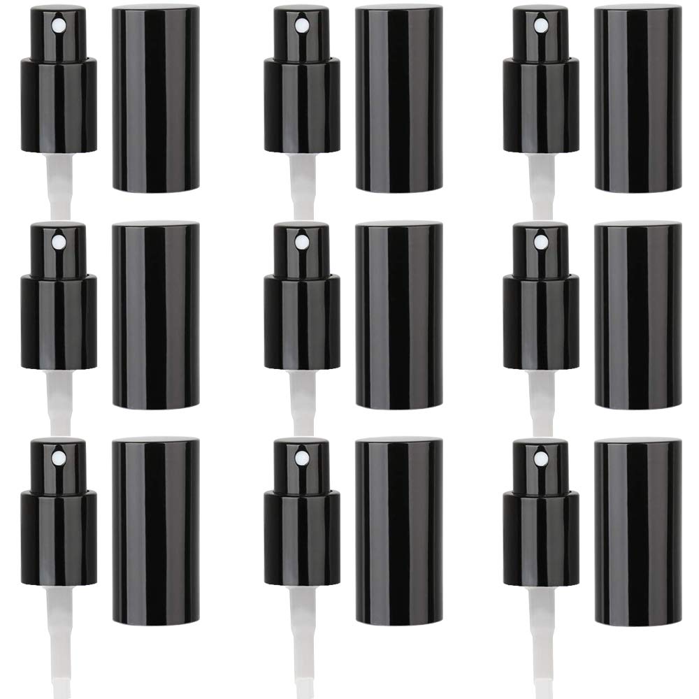 Luxurious Essential Oil Spray Bottle Tops,100% Leak Proof Metal Fine Mist Sprayer,Spray Tops Fits 5 ml / 15 ml Bottles,Pack of 40,Black
Luxurious Essential Oil Spray Bottle Tops,100% Leak Proof Metal Fine Mist Sprayer,Spray Tops Fits 5 ml / 15 ml Bottles,Pack of 40,Black
