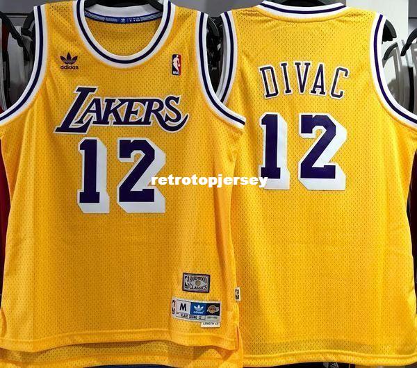 Yellow VLADE DIVAC #12 Sewn high quality Retro Vintage Top JERSEY Mens Vest Size XS-6XL Stitched basketball Jerseys Ncaa, Black;blue
Yellow VLADE DIVAC #12 Sewn high quality Retro Vintage Top JERSEY Mens Vest Size XS-6XL Stitched basketball Jerseys Ncaa, Black;blue