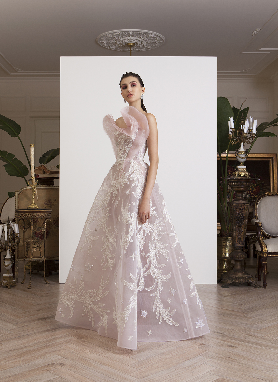 2019 Mermaid Prom Dresses AZZI&OSTA Strapless Appliqued Formal Evening Gowns Floor Length Pageant Party Dress Custom Made