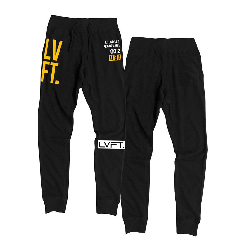 Men's Pants Fashion Mens Joggers Elastic Waist Loose Cotton Sweatpants With 3 Styles Male Casual Long Trousers Asian Size M-3XL