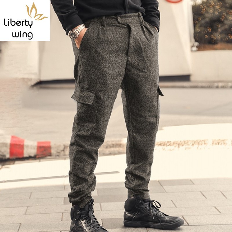 England Style Gray Casual Trousers Men High Street Slim Zipper Cargo Spring Autumn Fashion 2020 Business Pants -2XL
England Style Gray Casual Trousers Men High Street Slim Zipper Cargo Spring Autumn Fashion 2020 Business Pants -2XL
