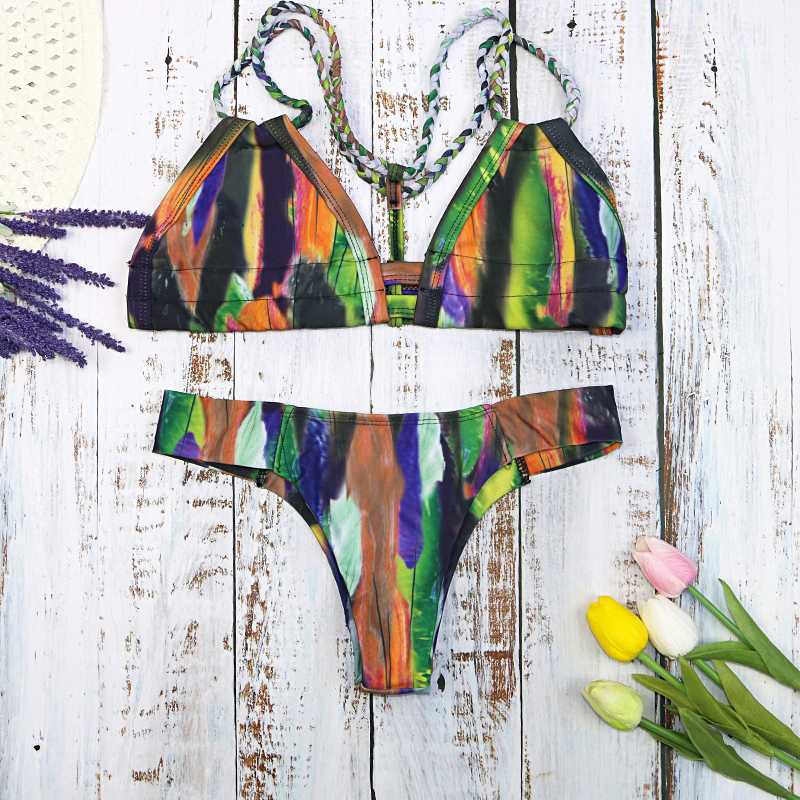 2020 new girl bikinis set bikini swimwear woman swimsuit Wave print Multicolor low waist thong big sale wholesale no pads yellow
2020 new girl bikinis set bikini swimwear woman swimsuit Wave print Multicolor low waist thong big sale wholesale no pads yellow