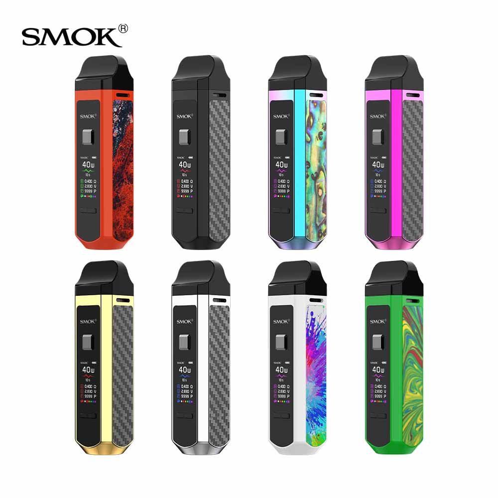 

SMOK RPM40 Starter Kit Built-in 1500mAh Battery 40W RPM-40 Mod With 4.3ml RPM Nord Pod Mesh & Nord DC Coils 100% Authentic, As pic