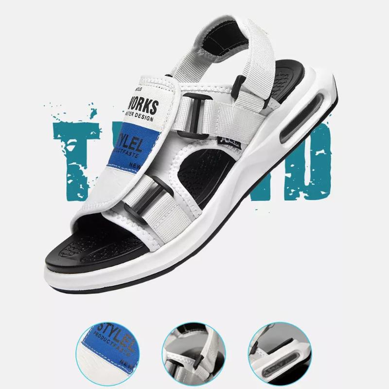 summer casual men elastic air cushion sandals hipster buckle slippers comfortable non-slip wear-resistant sandals women1