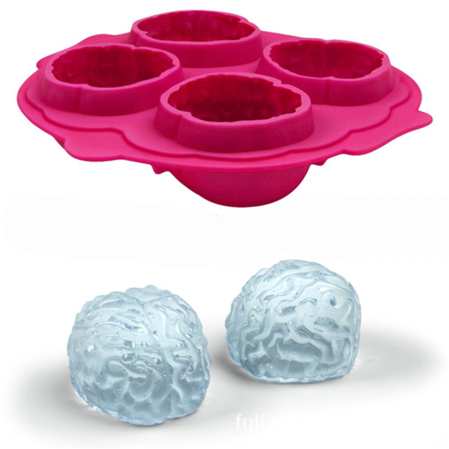 Brain Silicone Ice Cube Tray Novelty Halloween Ice Lattice Mold Chocolate Molding Soap Mould Party Mold Cooking Tools JK1909XB
Brain Silicone Ice Cube Tray Novelty Halloween Ice Lattice Mold Chocolate Molding Soap Mould Party Mold Cooking Tools JK1909XB
