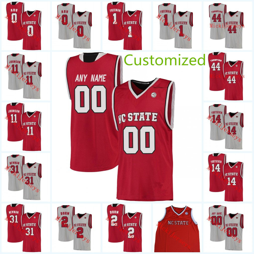 Mens Custom NCAA North Carolina State Wolfpack College Basketball Jersey Omer Yurtseven Abu Markell Johnson Torin Dorn NC State Jersey, White
Mens Custom NCAA North Carolina State Wolfpack College Basketball Jersey Omer Yurtseven Abu Markell Johnson Torin Dorn NC State Jersey, White