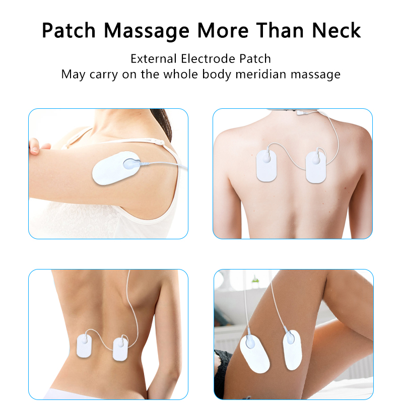 Electric Neck Massager Pulse Back 6 Modes Power Control Far Infrared Heating Pain Relief Tool Health Care Relaxation Machine885522