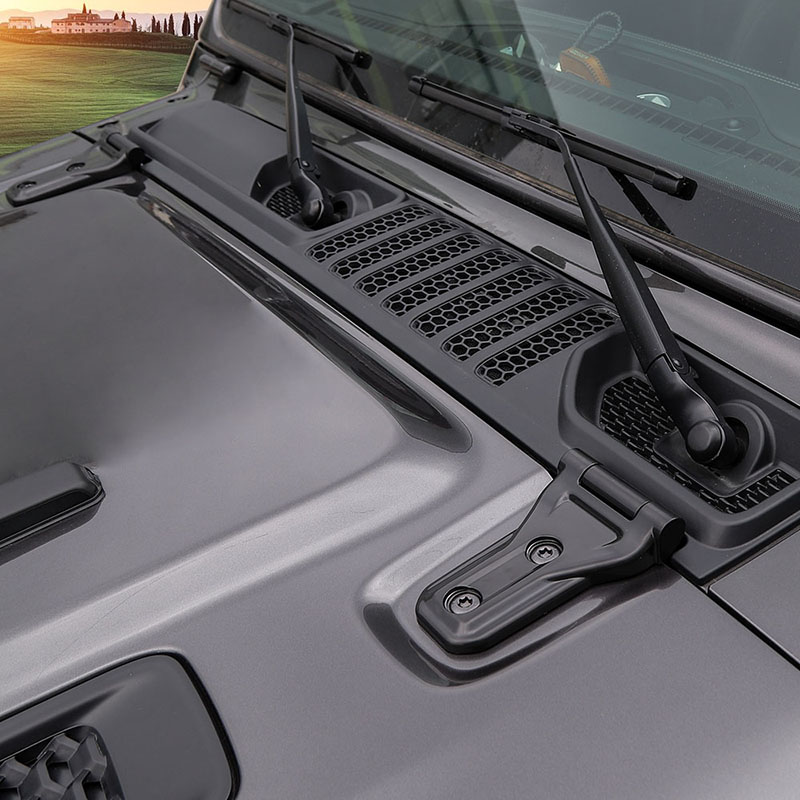 ABS Black Door Hinge Decoraion For Jeep Wrangler JL 2018 Factory Outlet High Quatlity Auto Exterior Accessories