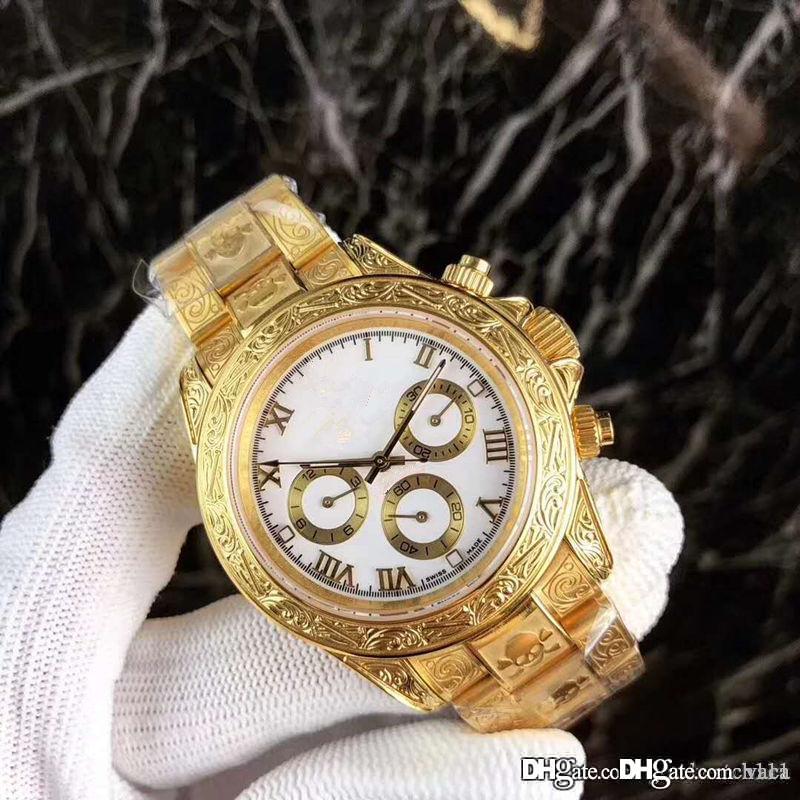 TOP 3A 2018Luxury new brand Gold New Engraved Watch Case .40mm Dial Men's Watches. Sapphire Mirror Mechanical sport wristWatches
TOP 3A 2018Luxury new brand Gold New Engraved Watch Case .40mm Dial Men's Watches. Sapphire Mirror Mechanical sport wristWatches