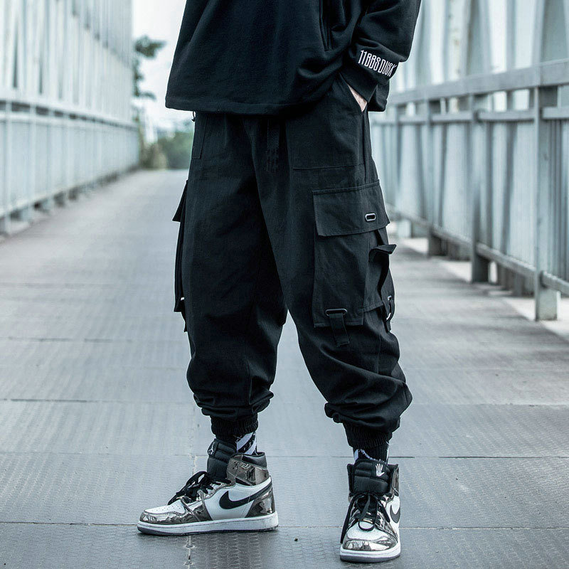 Black Cargo Pants M… - image