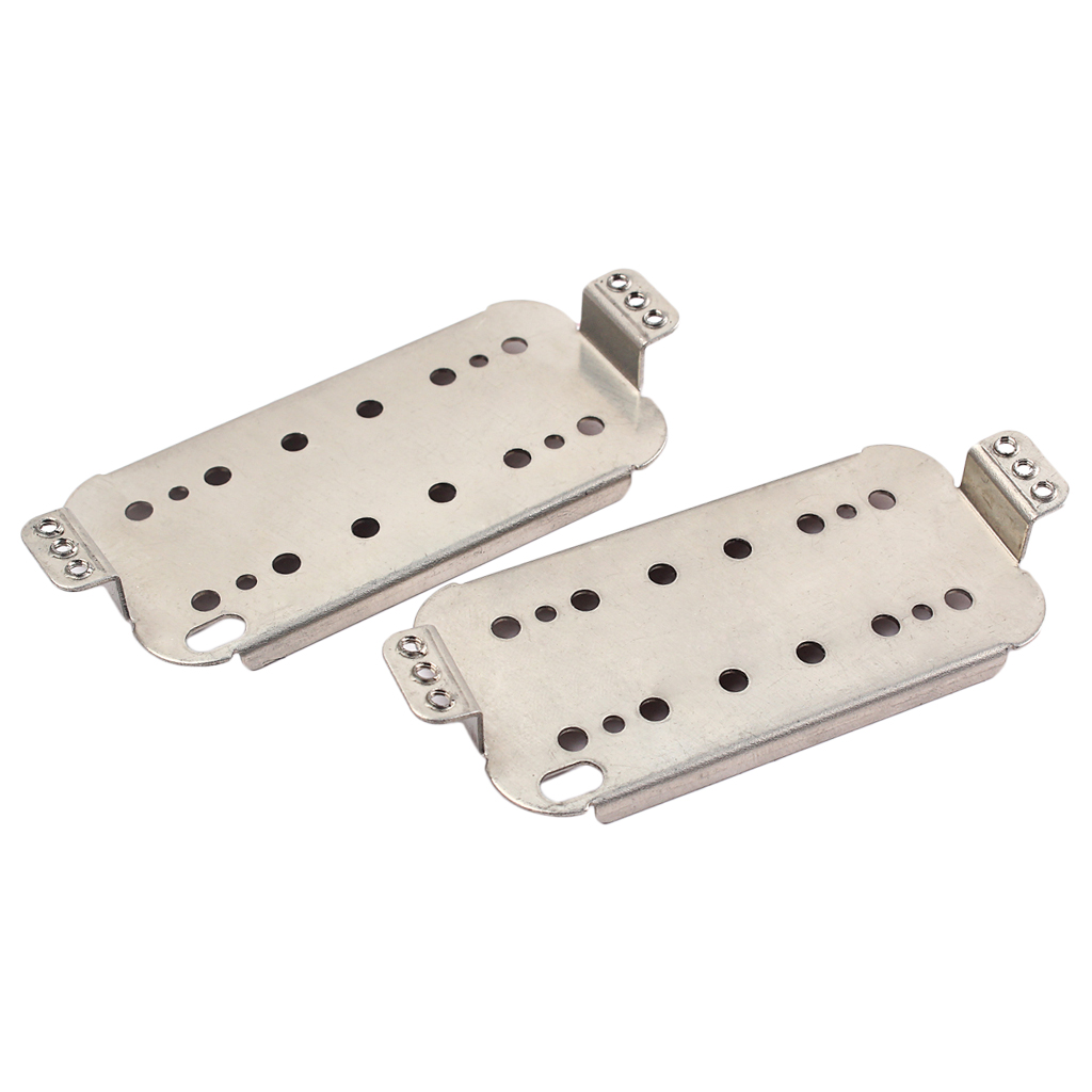 2 Pieces Electric Guitar Humbucker Double Coil Pickup Baseplates Guitar Accessory 50mm+52mm
2 Pieces Electric Guitar Humbucker Double Coil Pickup Baseplates Guitar Accessory 50mm+52mm