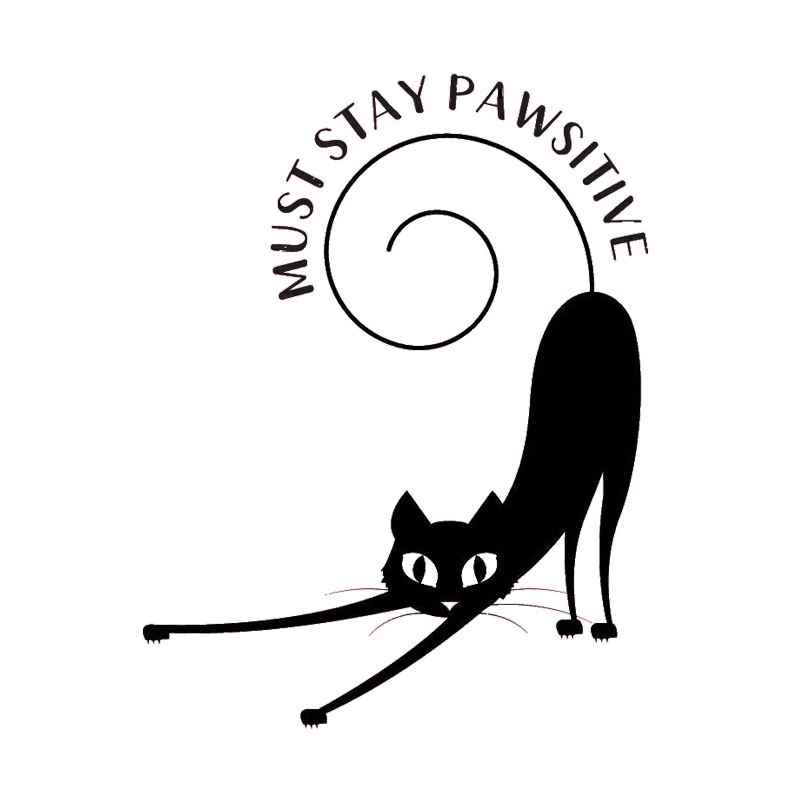 15*11.6cm Must Stay Pawsitive Sticker Decal Motorcycle SUVs Bumper Car Window Laptop Car Stylings, Color
15*11.6cm Must Stay Pawsitive Sticker Decal Motorcycle SUVs Bumper Car Window Laptop Car Stylings, Color