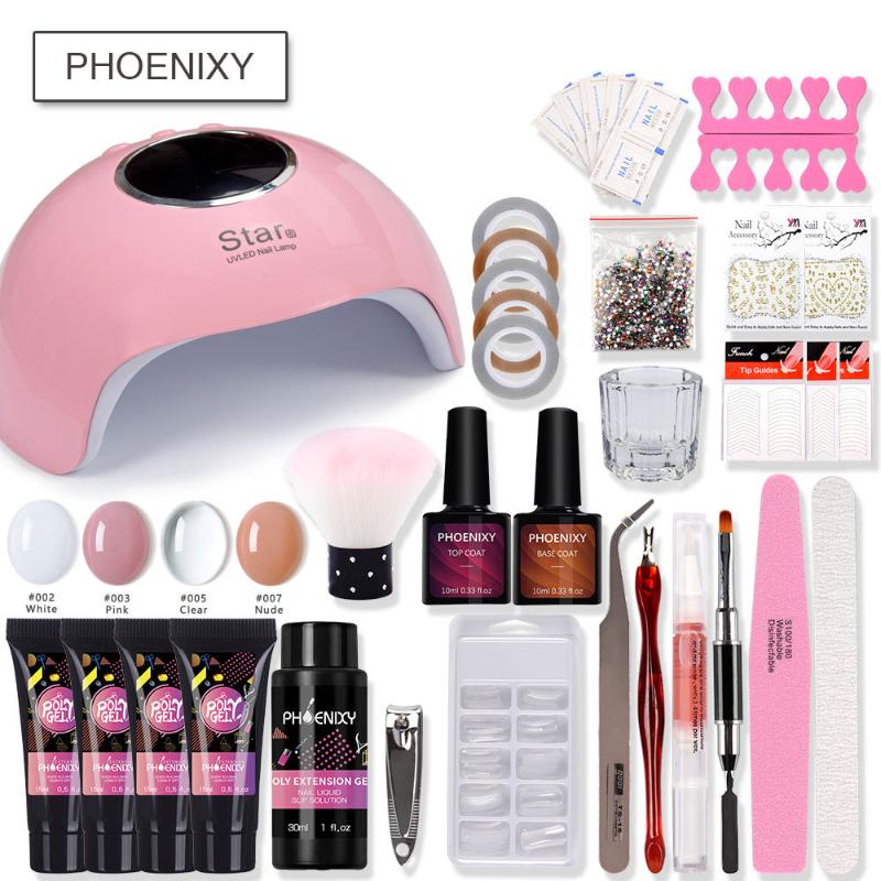 Nail Art Kits Kit Lamp For Drill Machine Gel Polish Set Electric Manicure Tool