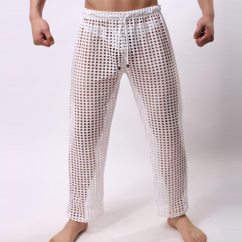 Mens Pyjama Bottoms Sexy See Through Transparent Pajama Pants Men' Pajamas Breathable Mesh Sleep Pants Gay Lingerie Underwear, Black
Mens Pyjama Bottoms Sexy See Through Transparent Pajama Pants Men' Pajamas Breathable Mesh Sleep Pants Gay Lingerie Underwear, Black