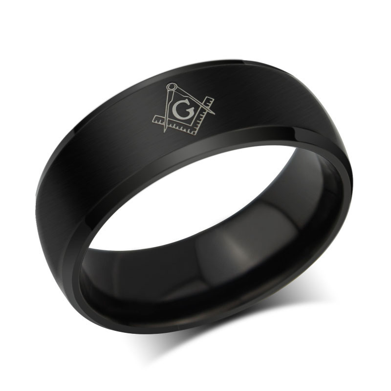 Letdiffery Cool Masonic Rings Stainless Steel Wedding Rings 8mm Men Women Carbon Fiber Rings DropShip Wholesale, Silver
Letdiffery Cool Masonic Rings Stainless Steel Wedding Rings 8mm Men Women Carbon Fiber Rings DropShip Wholesale, Silver