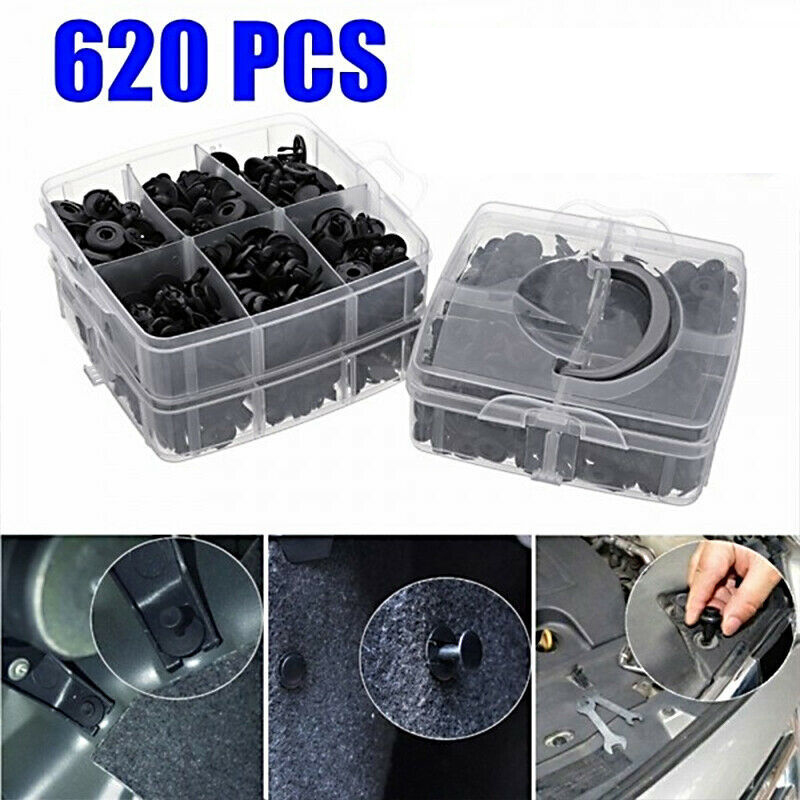 620Pcs Car Fasteners Clips Retainer Clips Car Fasteners Door Trim Panel Auto Bumper Fender Rivet 16 Sizes with Box
620Pcs Car Fasteners Clips Retainer Clips Car Fasteners Door Trim Panel Auto Bumper Fender Rivet 16 Sizes with Box