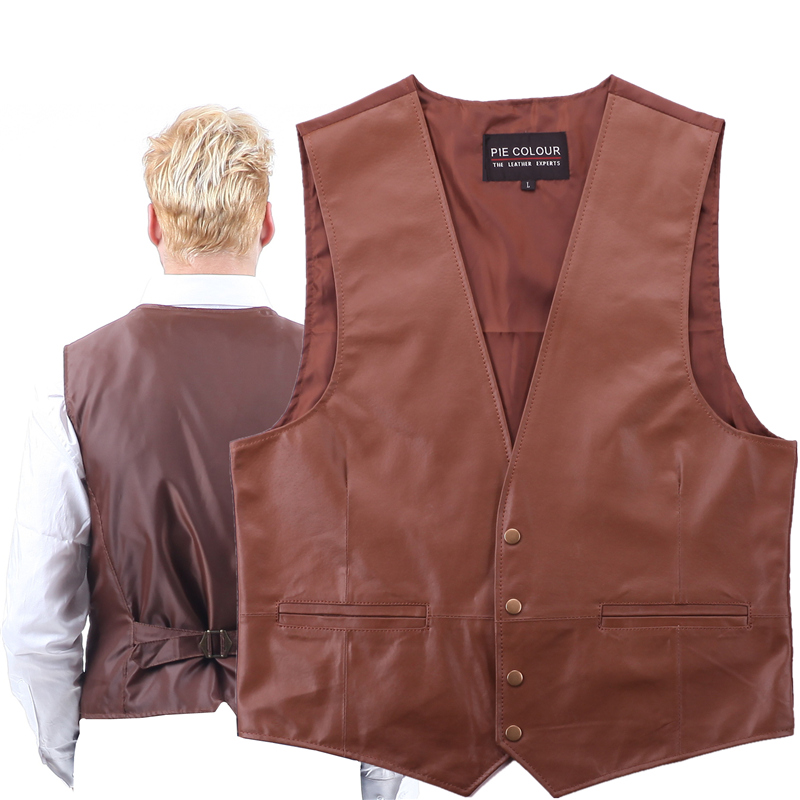 Vest Leather Waistcoat Men's Genuine Retro Classic Motorcycle The wind Environmental Protection leather WOMen's Western Cowboy, As pic
Vest Leather Waistcoat Men's Genuine Retro Classic Motorcycle The wind Environmental Protection leather WOMen's Western Cowboy, As pic