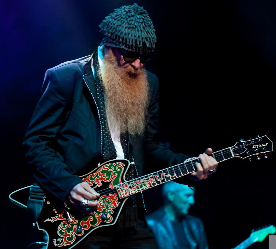 ZZ Top G6199 Billy Bo Jupiter BillyGib Black Thunderbird Electric Guitar Round Input Jacks, Single Pickup, Gold Hardware