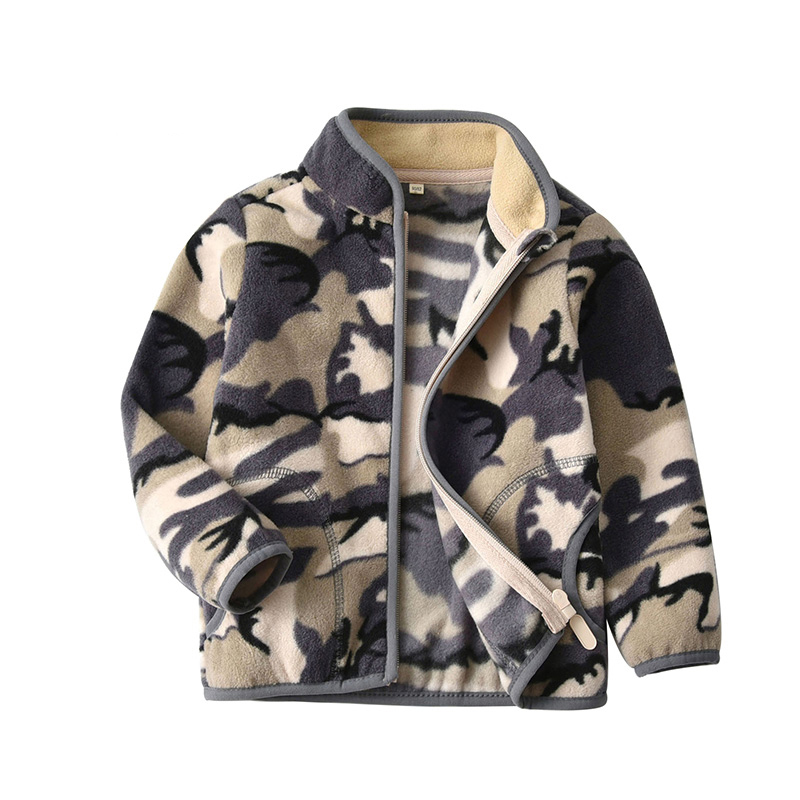 Toddler and Young Boys' Full-zip Camo Polar Fleece Jacket Sweatshirt Outwear Children Clothing
Toddler and Young Boys' Full-zip Camo Polar Fleece Jacket Sweatshirt Outwear Children Clothing