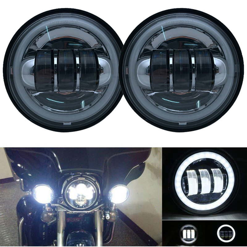 4.5" 30W CREE LED Auxiliary Spot Passing Projector Lamp Fog Light with Angel Eyes DRL for Motorcycle
4.5" 30W CREE LED Auxiliary Spot Passing Projector Lamp Fog Light with Angel Eyes DRL for Motorcycle