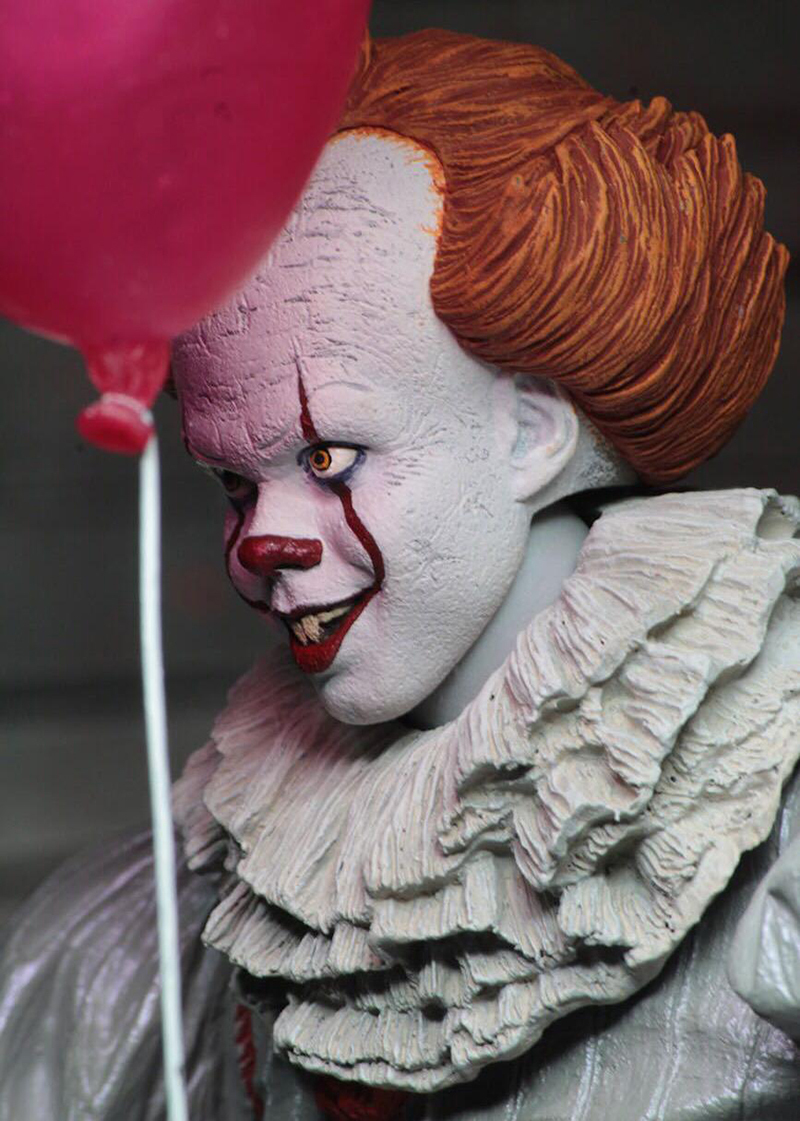 18cm 7inch Neca Stephen King's It Pennywise Joker Clown Pvc Action Figure Toys Dolls Halloween Day Christmas Gift C19041501