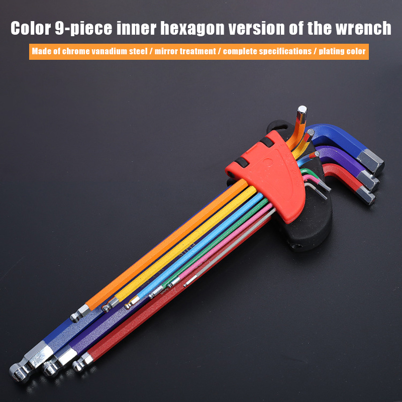 9pcs Allen Wrench Hex Key Set Folding Hex Key Wrench High Hardness Tool Set Car Repair Tools KSI999
9pcs Allen Wrench Hex Key Set Folding Hex Key Wrench High Hardness Tool Set Car Repair Tools KSI999