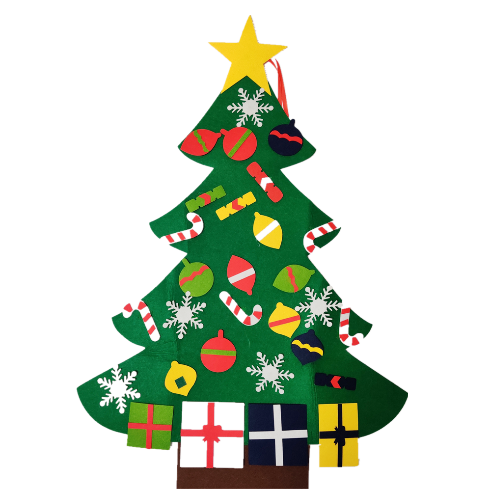 Felt Christmas Tree with Ornaments 2020 Toddler New Year Toys DIY Craft Artificial Tree Christmas Decorations for Home
Felt Christmas Tree with Ornaments 2020 Toddler New Year Toys DIY Craft Artificial Tree Christmas Decorations for Home