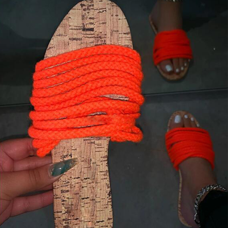 2020 Fashion Women Sandals Flat Sandals Comfortable Orange Rope Slippers Women Open Toe Beach Shoes Summer Sandal Zapatos
2020 Fashion Women Sandals Flat Sandals Comfortable Orange Rope Slippers Women Open Toe Beach Shoes Summer Sandal Zapatos
