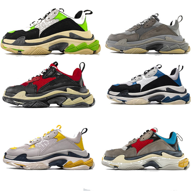 2019 Fashion Paris 17FW Triple-S Sneaker Triple S Casual Dad Shoes for Men's Women Beige Black Ceahp Sports Designer Shoe Size 36-45
2019 Fashion Paris 17FW Triple-S Sneaker Triple S Casual Dad Shoes for Men's Women Beige Black Ceahp Sports Designer Shoe Size 36-45