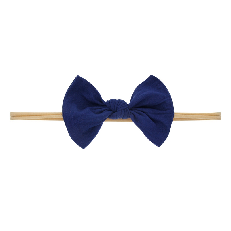 Hair Bows Nylon Elastic Headband For Girls Kids Fabric Soft Headbands Cute Baby Hair Band Accessories Headwear HC145