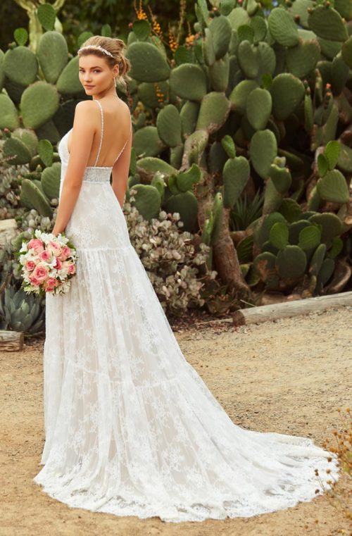 kitty chen wedding dresses a line bohemia lace appliqued bridal gowns sweep train sexy boho wedding dress