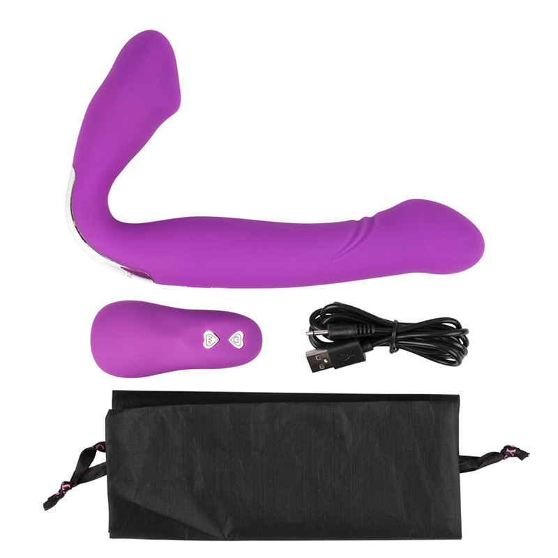 Strapless Strapon Dildo Vibrators for Women Intimate Sex Products Strap On Double Ended Dildos Adult Sex Toys for Woman Y191214