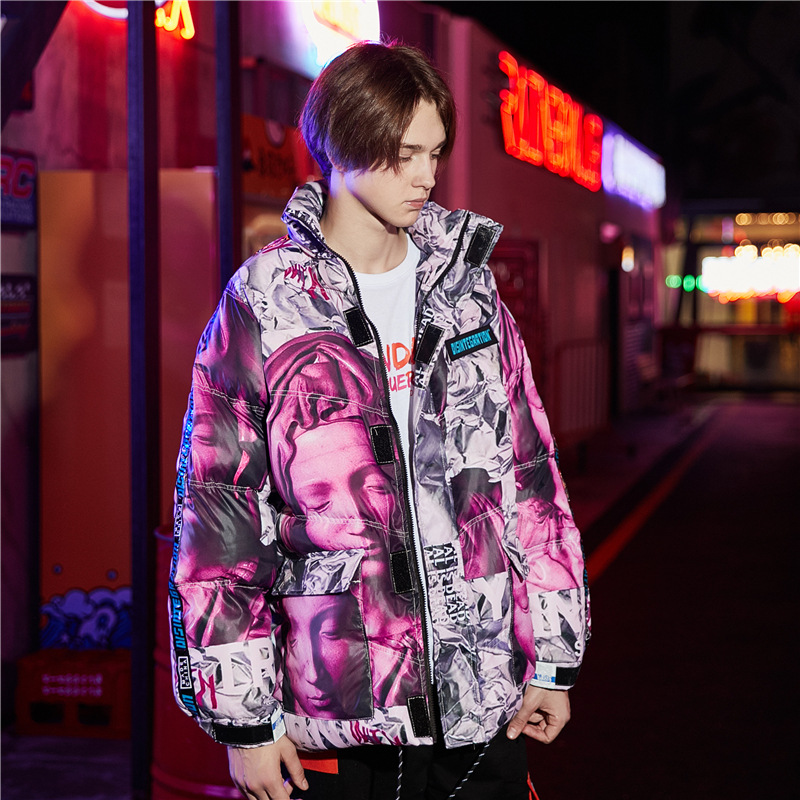 Virgin Mary Print Padded Jackets 2018 Warm Windbreaker Oversized Coat Hip Hop Winter Parkas Streetwear Outwear jacket Men's win, Purple
Virgin Mary Print Padded Jackets 2018 Warm Windbreaker Oversized Coat Hip Hop Winter Parkas Streetwear Outwear jacket Men's win, Purple
